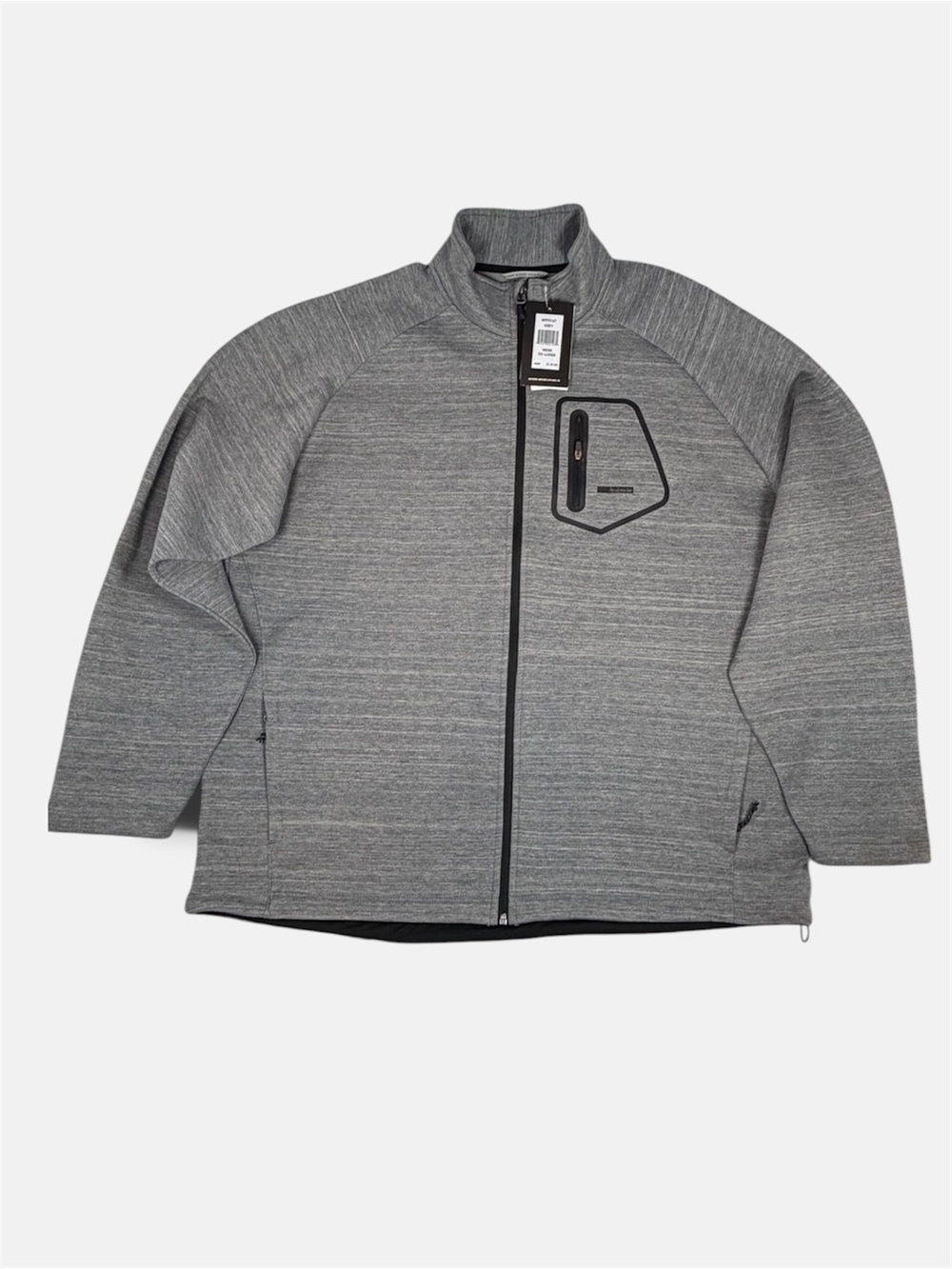 Avalanche Men's Gray Performance Full-Zip Jacket